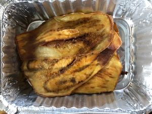 Fried eggplant  at Tal's Hummus in New Orleans