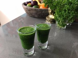 organic wheatgrass at Beet Bar in Margate