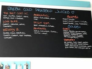 menu at Beet Bar in Margate