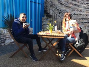 shiny happy people at Beet Bar in Margate