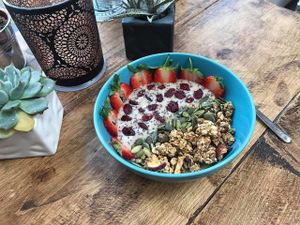 break-the-fast with love at Beet Bar in Margate