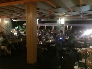 Dinner time at Sea Vibe in Santorini