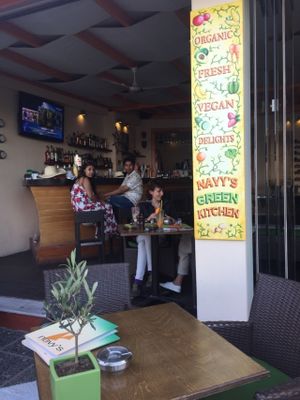 Green at Sea Vibe in Santorini