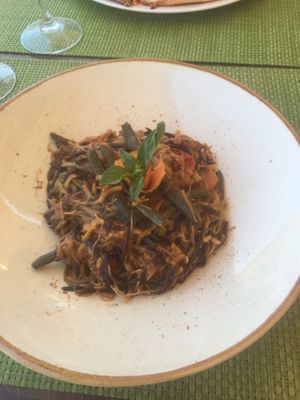 Pandesia of Noodles at Sea Vibe in Santorini