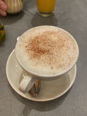 Oat milk coffee 🌱 #Veganuary at The Sister in Brussels