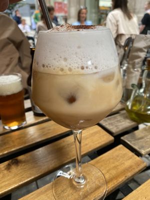 Iced cappuccino   at The Sister in Brussels