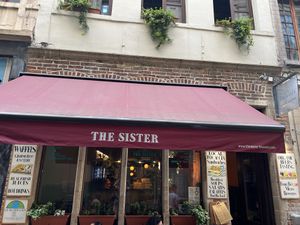 Front of restaurant   at The Sister in Brussels