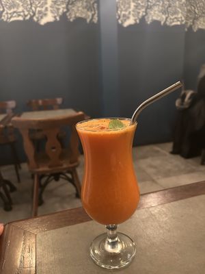 Carrot and Orange Juice  at The Sister in Brussels