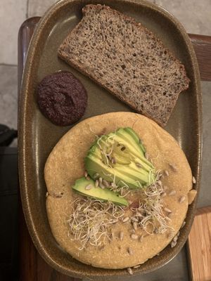 “Bacon” Vegan “Omelette"  at The Sister in Brussels