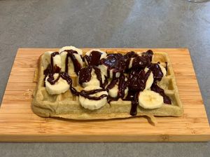 Waffle is black  at The Sister in Brussels