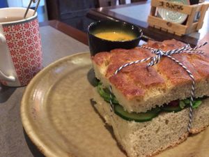 So cute! And tea!  at The Sister in Brussels