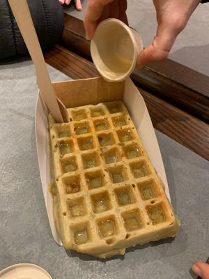 Belgian classic waffle (6€) at The Sister in Brussels
