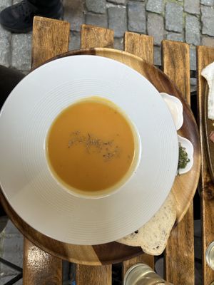 Vegan soup  at The Sister in Brussels