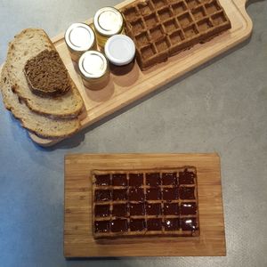Breakfast waffles at The Sister in Brussels