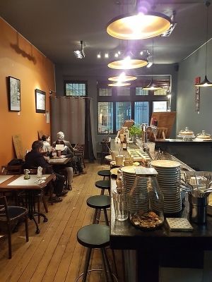 interior at The Sister in Brussels