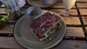 Smile focaccia  at The Sister in Brussels