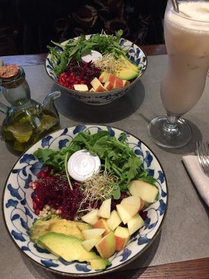 yummy salad!:)) at The Sister in Brussels