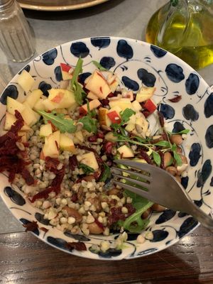Buddha Bowl with avocado and beans (a bit mixed up) at The Sister in Brussels