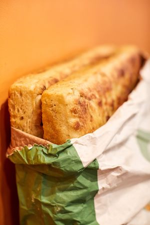 local focaccia bread for sandwiches at The Sister in Brussels