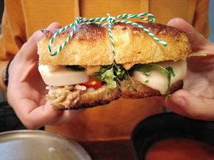 Sandwich bacon seitan at The Sister in Brussels