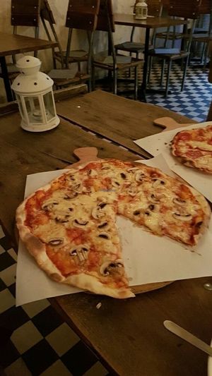 Vegan Fungi  at Pizza Loft in Krakow