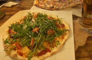 Pizza Parma vegan  at Pizza Loft in Krakow