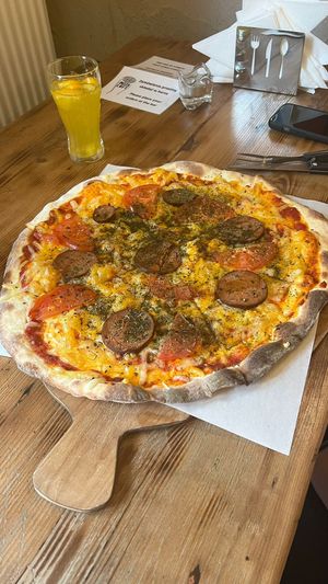   at Pizza Loft in Krakow