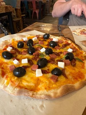 Vegan Mediterranean  at Pizza Loft in Krakow