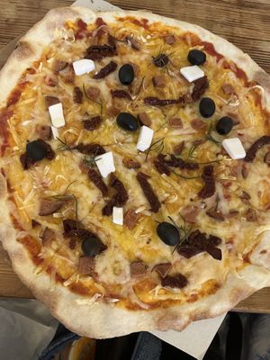   at Pizza Loft in Krakow