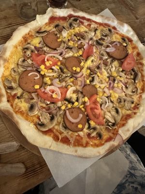   at Pizza Loft in Krakow