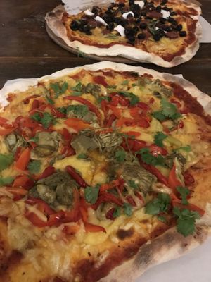 Best vegan pizza ever!!! at Pizza Loft in Krakow