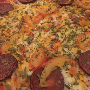 Vegan Salami at Pizza Loft in Krakow