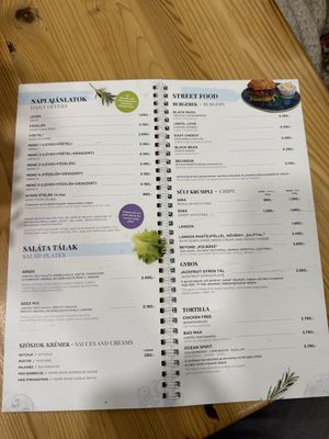 Menu  at Eletkert - Garden Life in Szombathely
