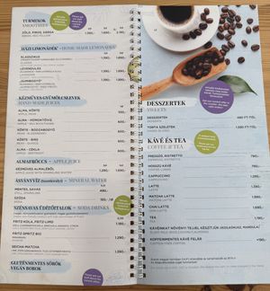 menu  at Eletkert - Garden Life in Szombathely