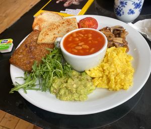 Ultimate Vegan Breakfast  at Rose & Grant's in Glasgow