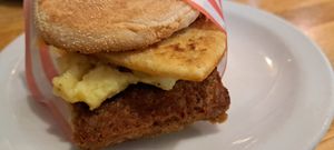 Vegan Breakfast Muffin at Rose & Grant's in Glasgow