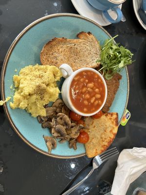 The full vegan breakfast  at Rose & Grant's in Glasgow
