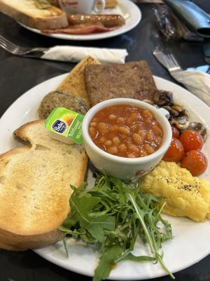full vegan breakfast   at Rose & Grant's in Glasgow