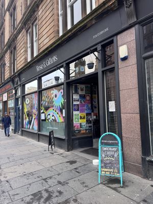 Outside   at Rose & Grant's in Glasgow
