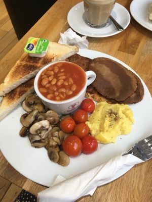 Ultimate vegan breakfast  at Rose & Grant's in Glasgow