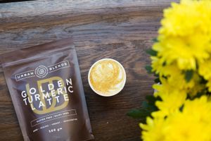 Tumeric Latte at Gre3n Superfood & Juice Bar - Sydenham in Christchurch