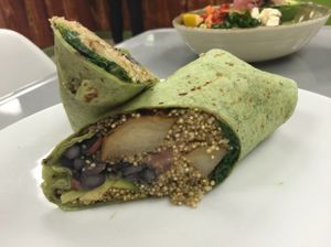 completely vegan and will order again  at Food Cache in Mammoth Lakes