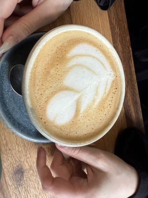 coffee w/ oat milk  at Marae - Kaffee & Zauberei in Luebeck