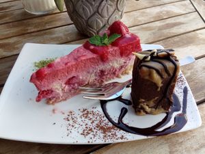 I simply couldn't decide which one to have so I've had both :D at Marae - Kaffee & Zauberei in Luebeck