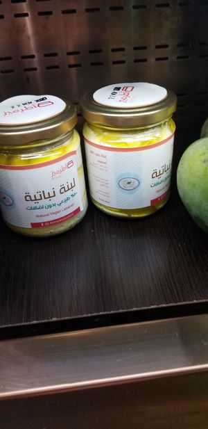 Atrameez vegan labaneh at We Farm in Amman