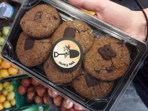 Vegan cookies at We Farm in Amman