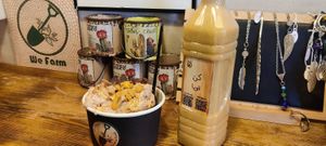 Medjool ice-cream and 'get well' juice at We Farm in Amman