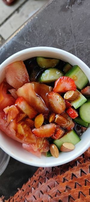 Quinoa salad at We Farm in Amman