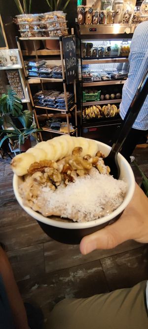 Jooz and mooz ice cream at We Farm in Amman