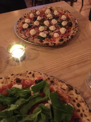 2 amazing vegan pizzas! Great drink selection! at Paulie Gee's in Columbus